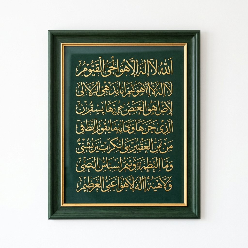 Calligraphy Frame — Ayat Al-Kursi