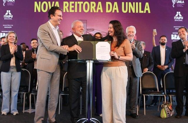 Integração de Pose da nova reitora da Unila 2023